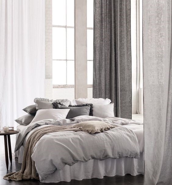 سبک اسکاندیناوی در دکوراسیون اتاق خواب استفاده کنید، باید رنگ سفید را به عنوان رنگ اصلی