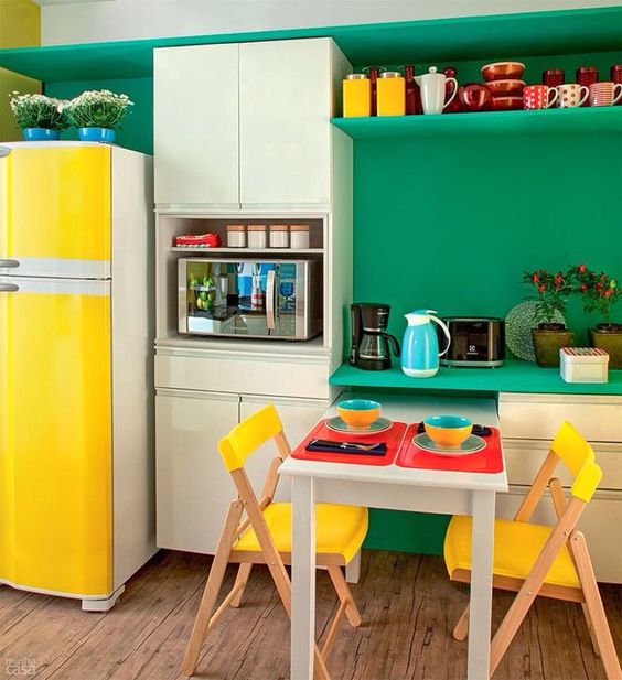 روش های افزودن رنگ در دکوراسیون آشپزخانه
