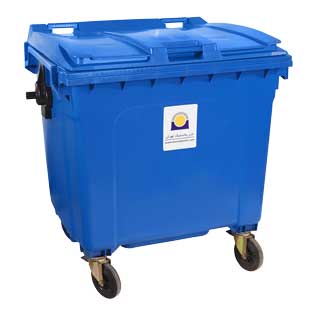 سطل مخرن زباله 660 و 1100 لیتری مکانیزه بارز