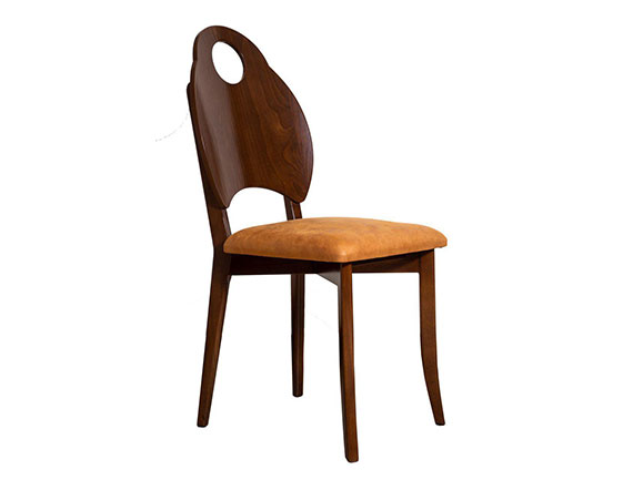 صندلی پانه مدل ارکیده پشت چوبی