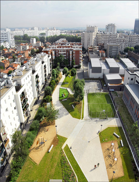طراحی پارک Asnières Residential