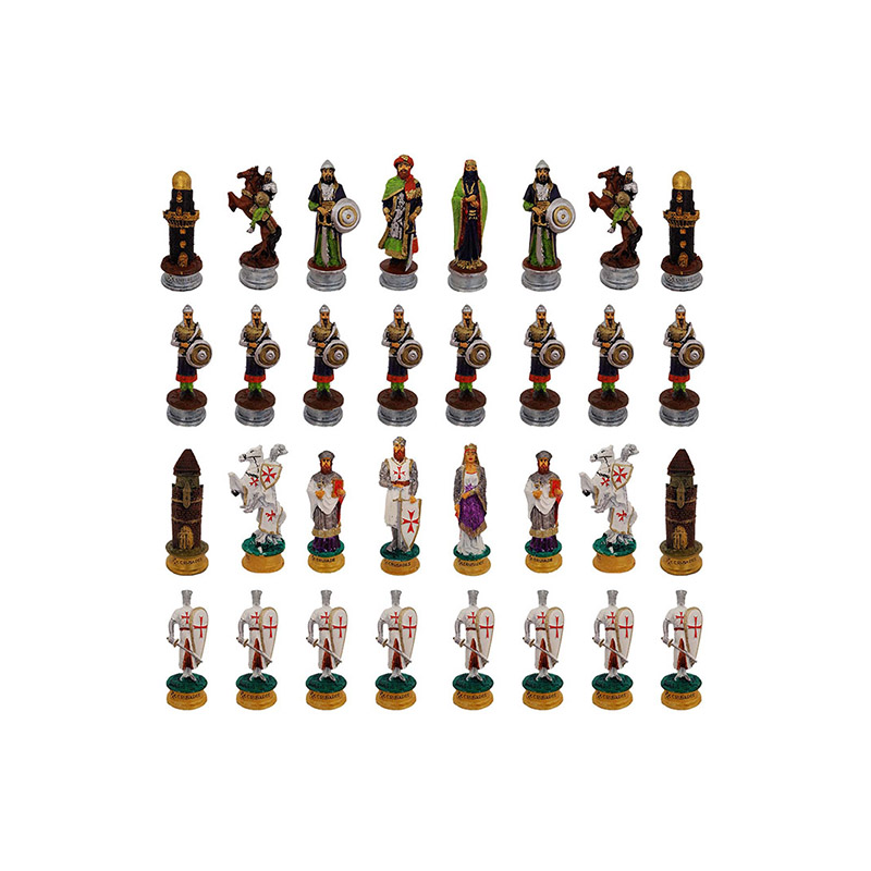 مهره شطرنج لاکچری جنگجویان صلیبی برتاریو مدل 9633
