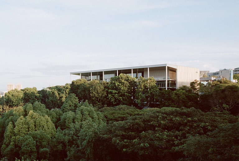 طراحی ساختمان دانشگاه ملی سنگاپور