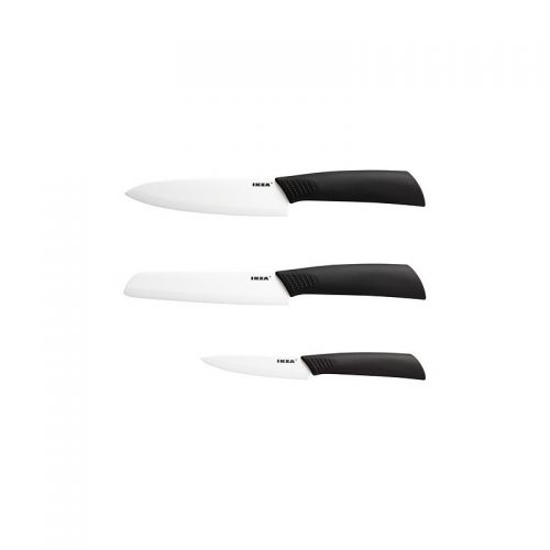سرویس چاقو سه عددی سرامیکی ایکیا مدل HACKIG