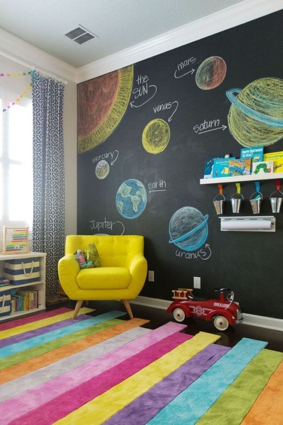 رنگ از جمله مهم ترین خصوصیت های اتاق کودکان است.