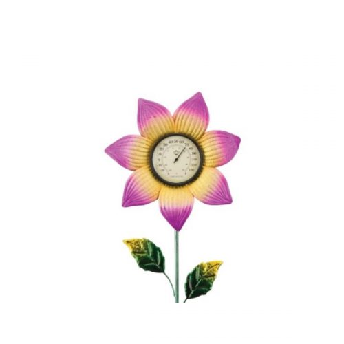 دماسنج دکوری فانتزی طرح گل فضای باز مدل PINK FLOWER