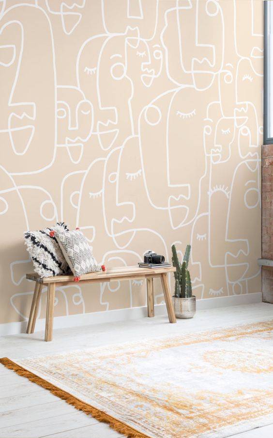 الگوهای معروف کاغذ دیواری : الگوی نوگرایانه