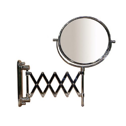آینه آرایشی استیل دیواری پایه آکاردئونی مدل ACCORDION
