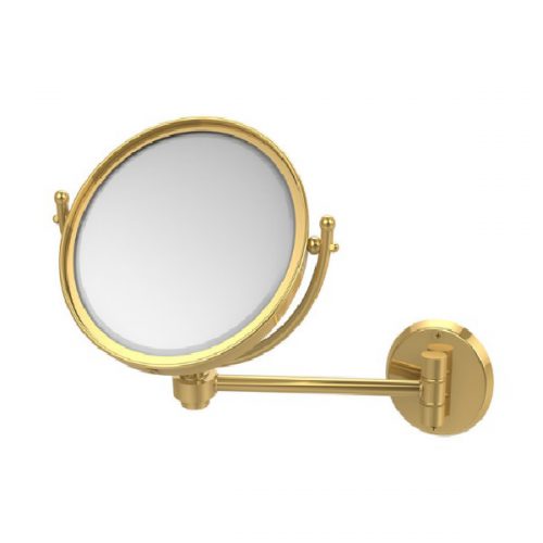 آینه آرایشی استیل دیواری طلایی مدل MAGNIFICATION