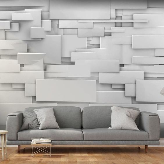 کاغذ دیواری سه بعدی مدرن