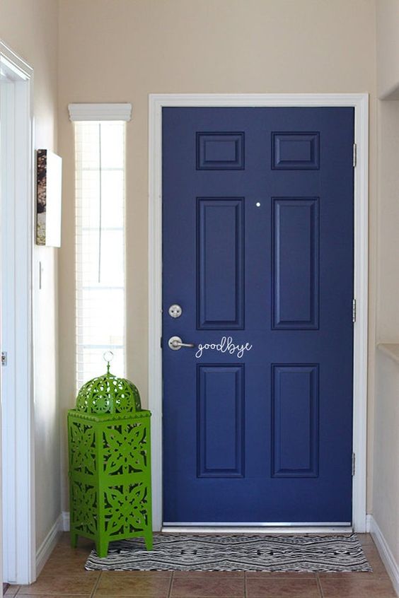 ایجاد لبخند رنگی در دکوراسیون خانه را از درب ورودی آغاز کنید