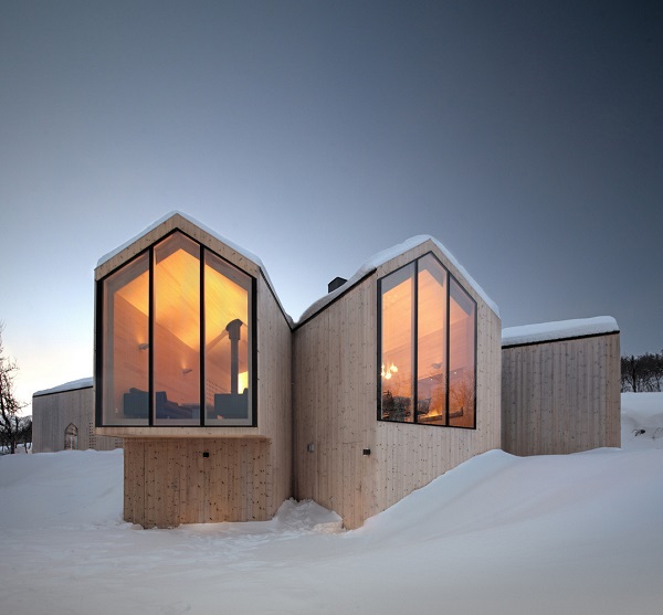 Split View Mountain Lodge / معماری Reiulf Ramstad Arkitekter