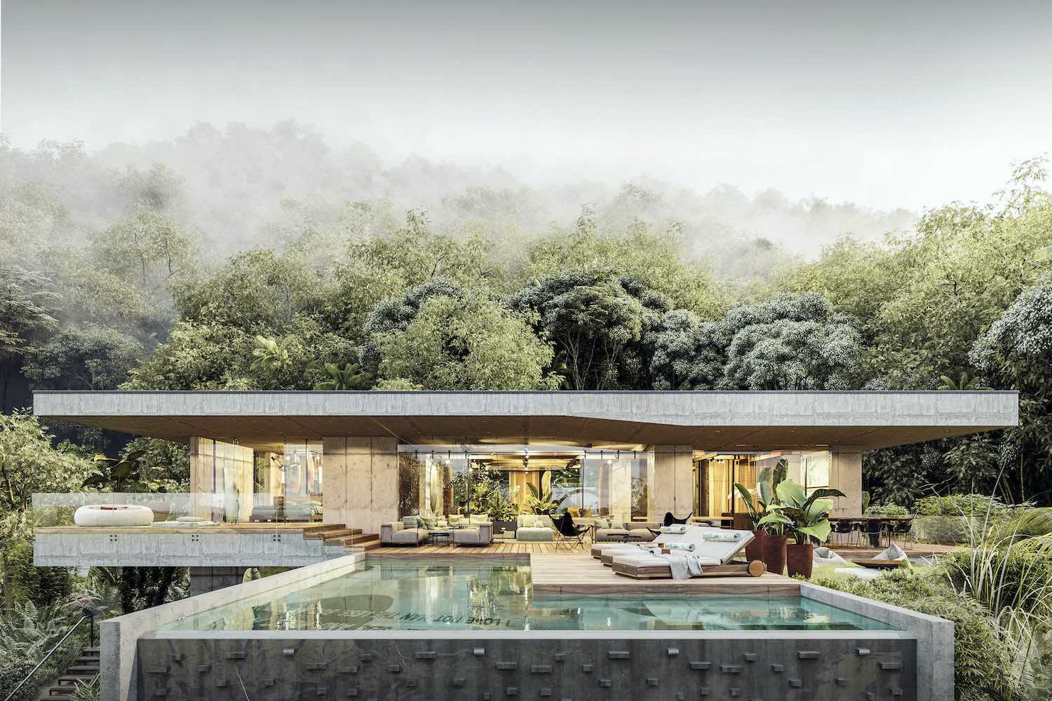 طراحی هتل ART VILLAS در دل جنگل های کاستاریکا