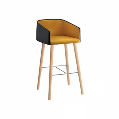 صندلی کانتر پایه بلند چوبی صنایع نظری مدل نایس