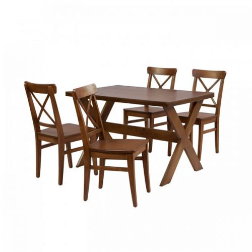 ست میز و صندلی ناهار خوری چوبی 4نفره آفر مدل پاریس