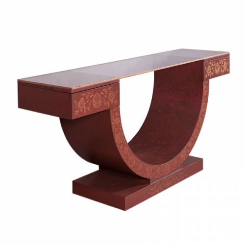 میز کنسول ورودی آناهید مدل کژاوه طلایی